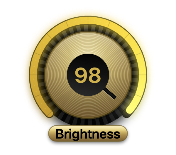Brightness knob