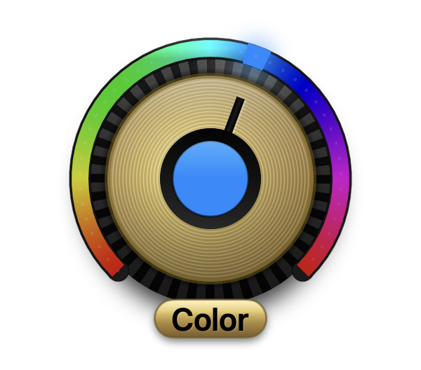 Color picker knob