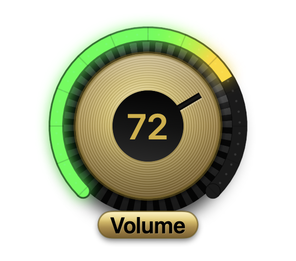Volume knob